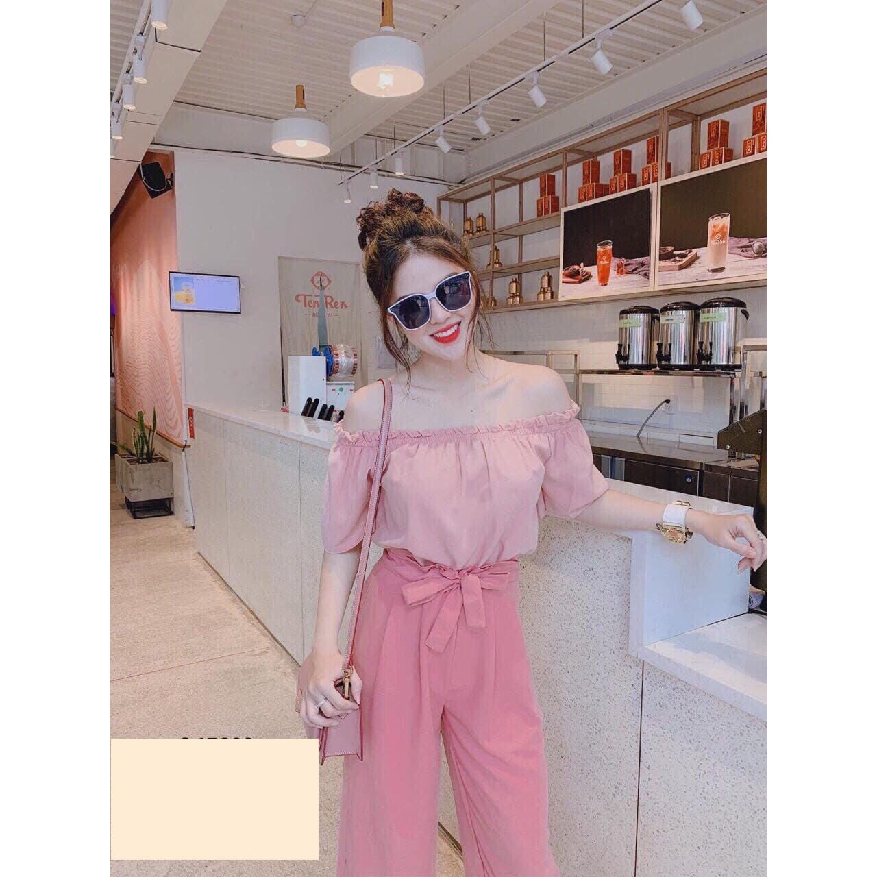 Set bộ quần suông lửng dễ thương