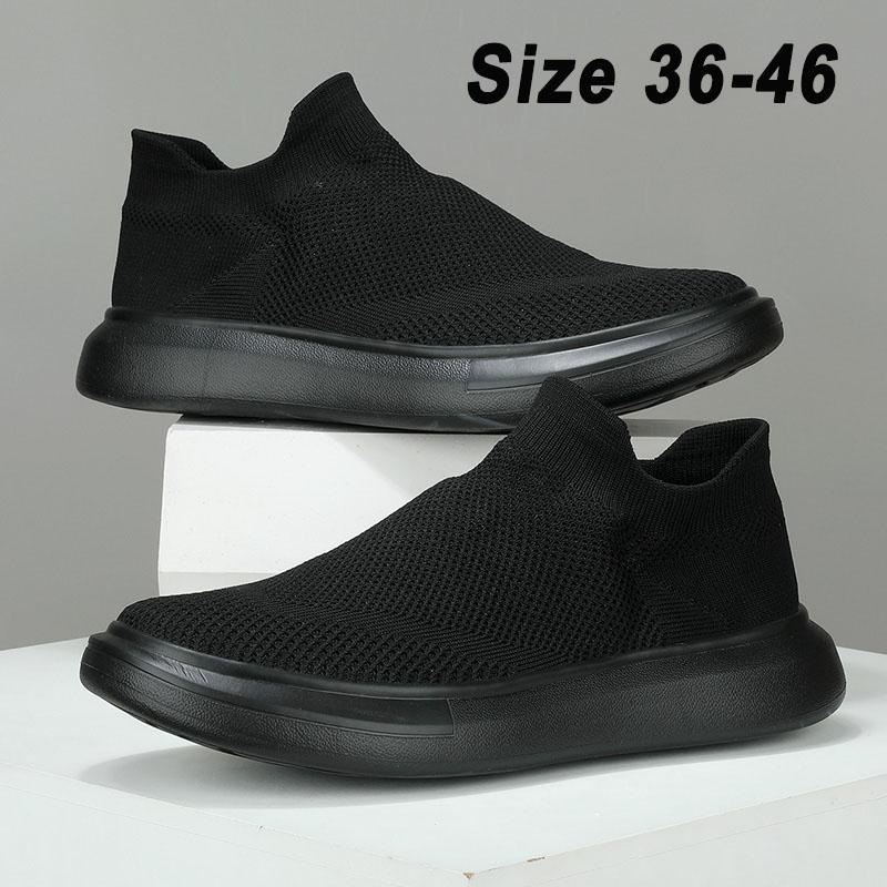 Mới UNISEX Cặp đôi Ultralight Boelitable Soft Casual Sock Giày giày nam Color: Black White Shoe Size: 39