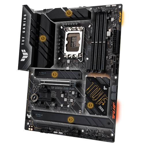 Bo mạch chủ Main ASUS TUF GAMING Z690-PLUS Socket LGA 1700 - Hàng Chính Hãng