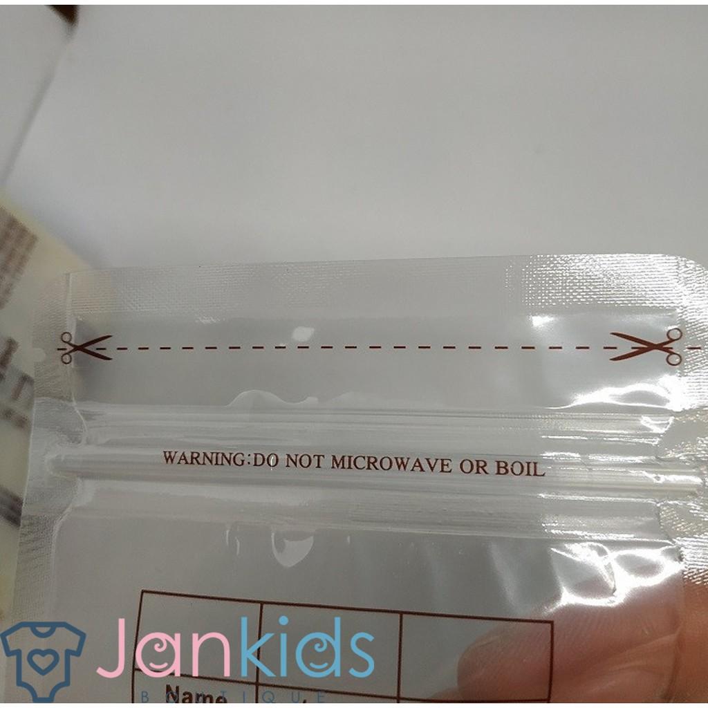 Túi trữ sữa nano silver Hàn Quốc (1 hộp gồm 30 túi 200ml)