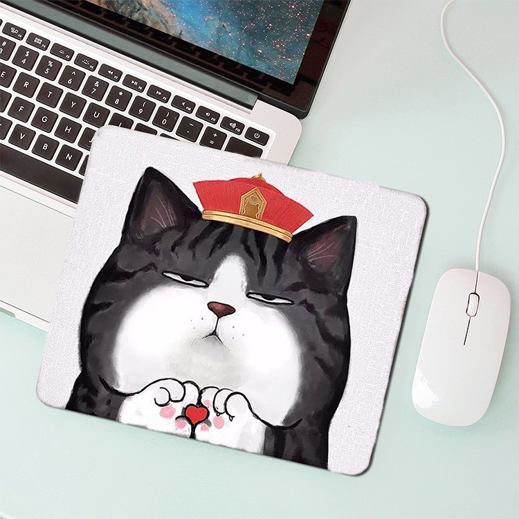 Miếng Lót Chuột Mouse Pad Kích Thước 26x21cm Dùng Trong Văn Phòng Học Tập Mẫu Hoạt Hình Anime Chibi