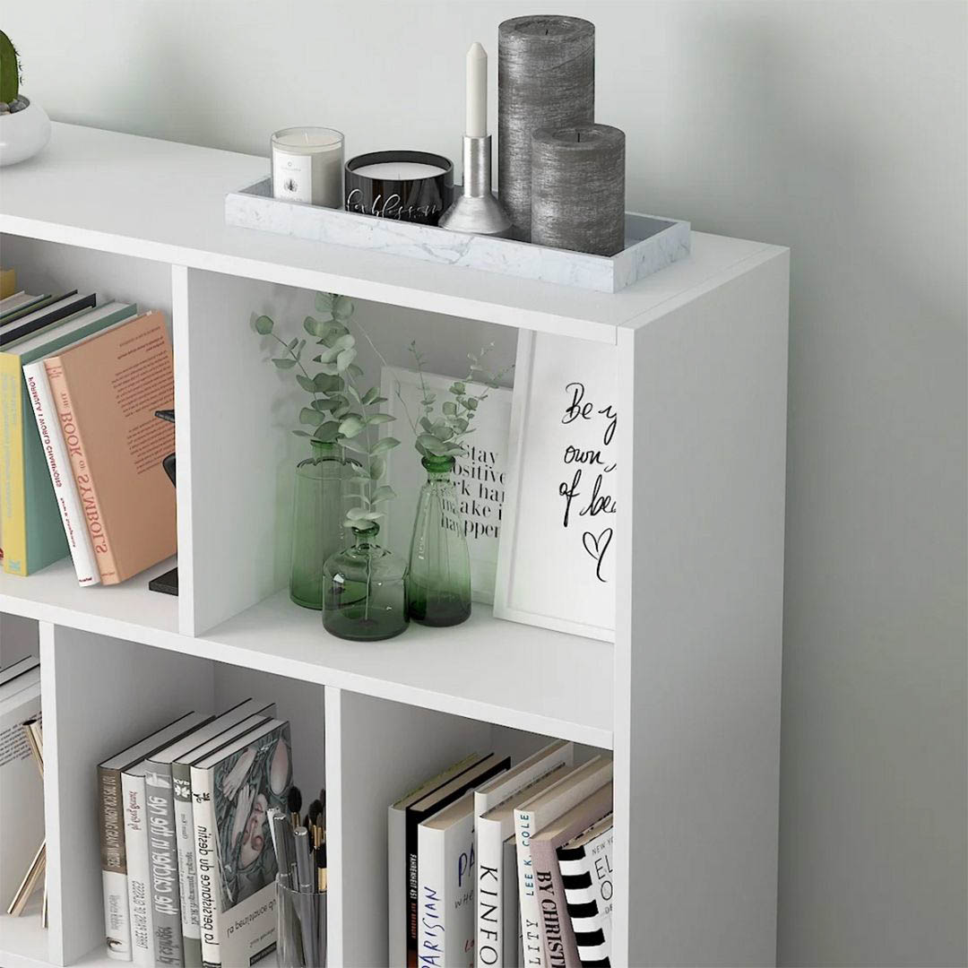 Giá sách bằng gỗ kiểu dáng nhỏ gọn SMLIFE Bleaker