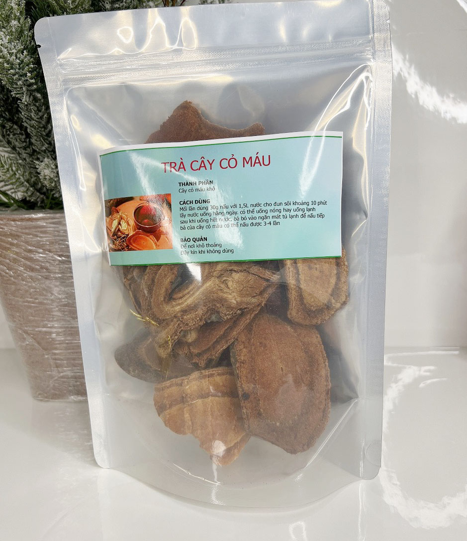 Trà cây cỏ máu ( Cây Cỏ máu khô)  - Cỏ máu quảng bình lát to và đậm nước - Gói 1kg
