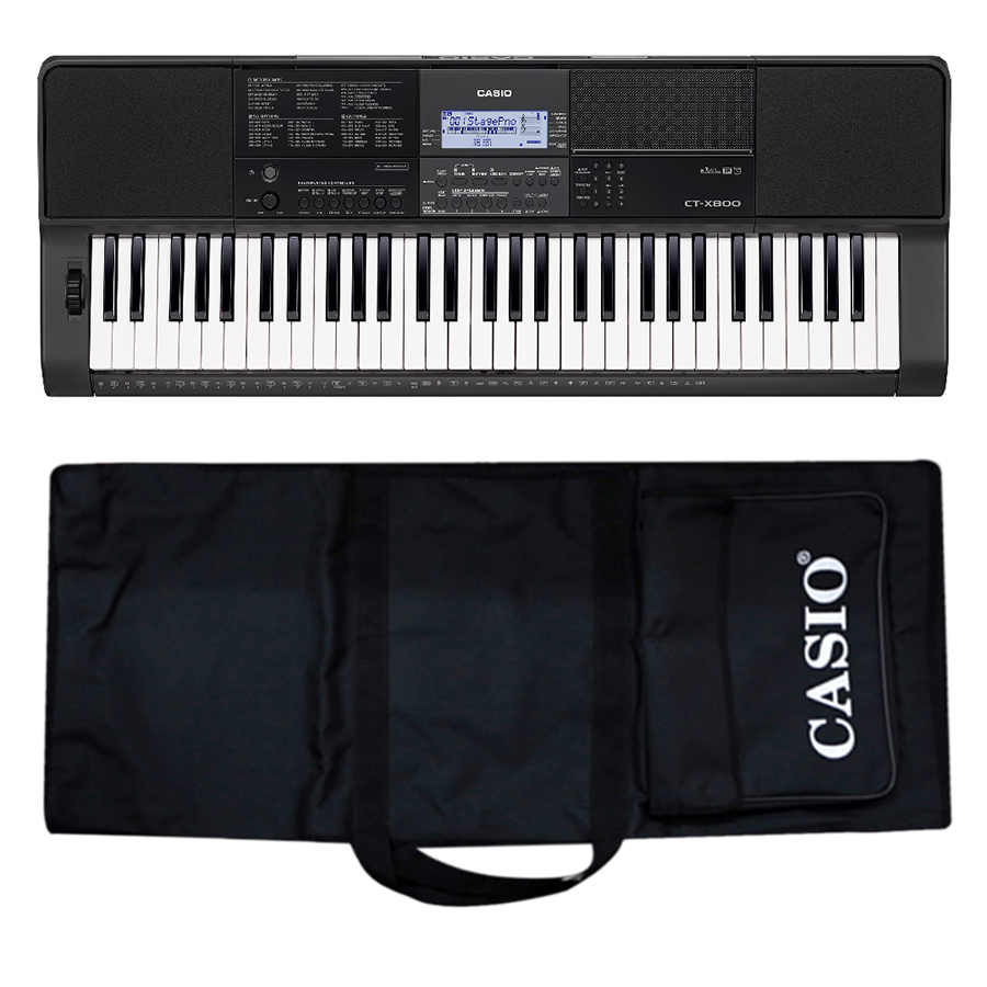 Bộ Đàn Organ Casio CT-X800 Kèm AD Giá Nhạc Và Bao