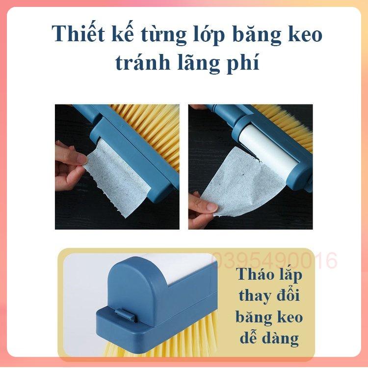 Chổi nhựa lông mềm Kèm đầu lăn, lau xe ô tô sợi siêu mịn, quét bụi bàn ghế, ga giường, sofa, chăn văn phòng gia đình