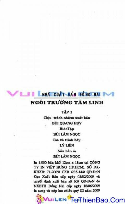 ngôi trường tâm linh chapter 1 2