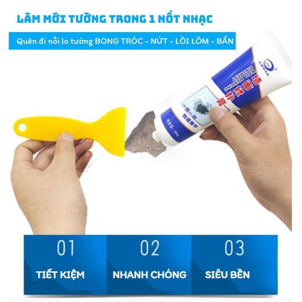 Keo Vá Vết Nứt Tường Nhà Cao Cấp Chống Nước Chống Mốc-Keo vá trám tường, phục hồi vết nứt, mốc, bẩn, làm mới tường nhà