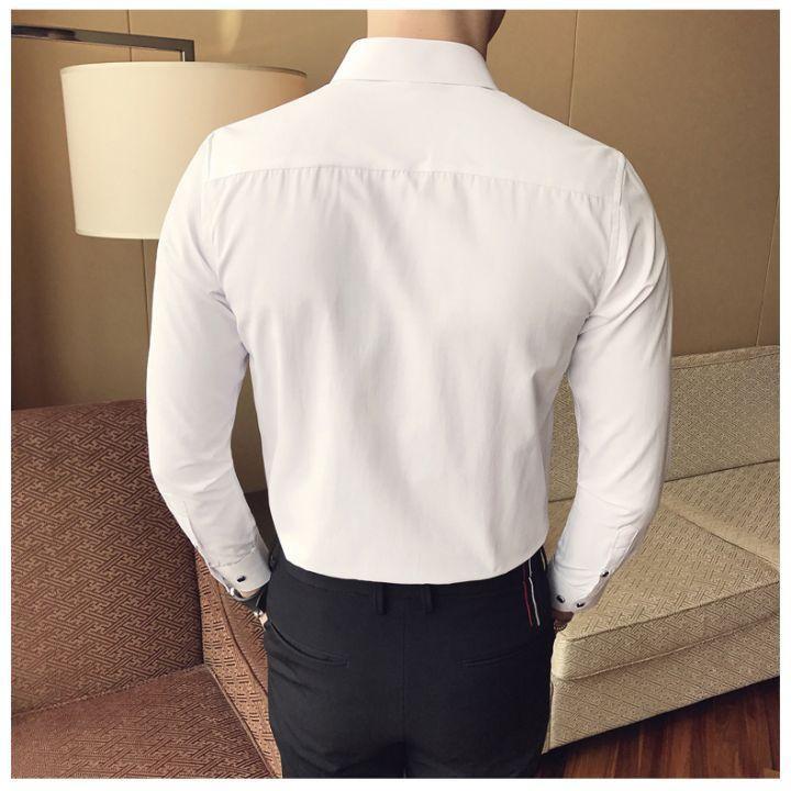 Áo sơ mi nam dài tay hàn quốc đẹp cao cấp giá rẻ ️KINGSPORT️ Áo sơ mi nam hàn quốc trắng cao cấp dài tay rẻ đẹp