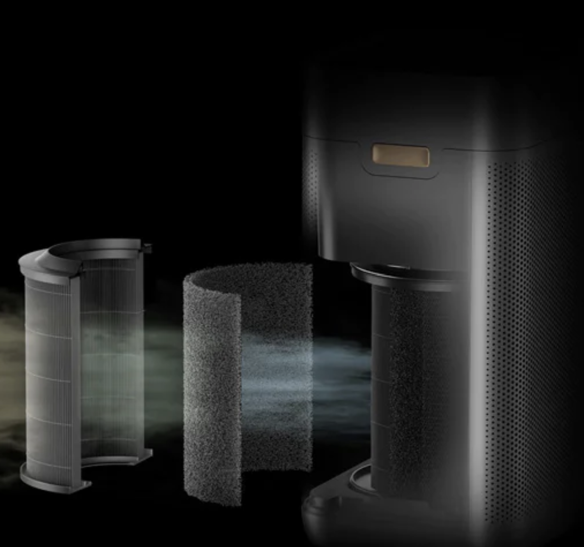 Máy Lọc Không Khí XIAOMI Smartmi Jya Fjord Air Purifier, Hiển Thị Thông Số Không Khí, Cảm Ứng Khử UV, Kết Nối App, Phù Hợp Không Gian 60 m2, Lọc Sạch Tới 99.99% Vi Khuẩn, Công Suất Lọc 450 m3/Giờ - Hàng Chính Hãng