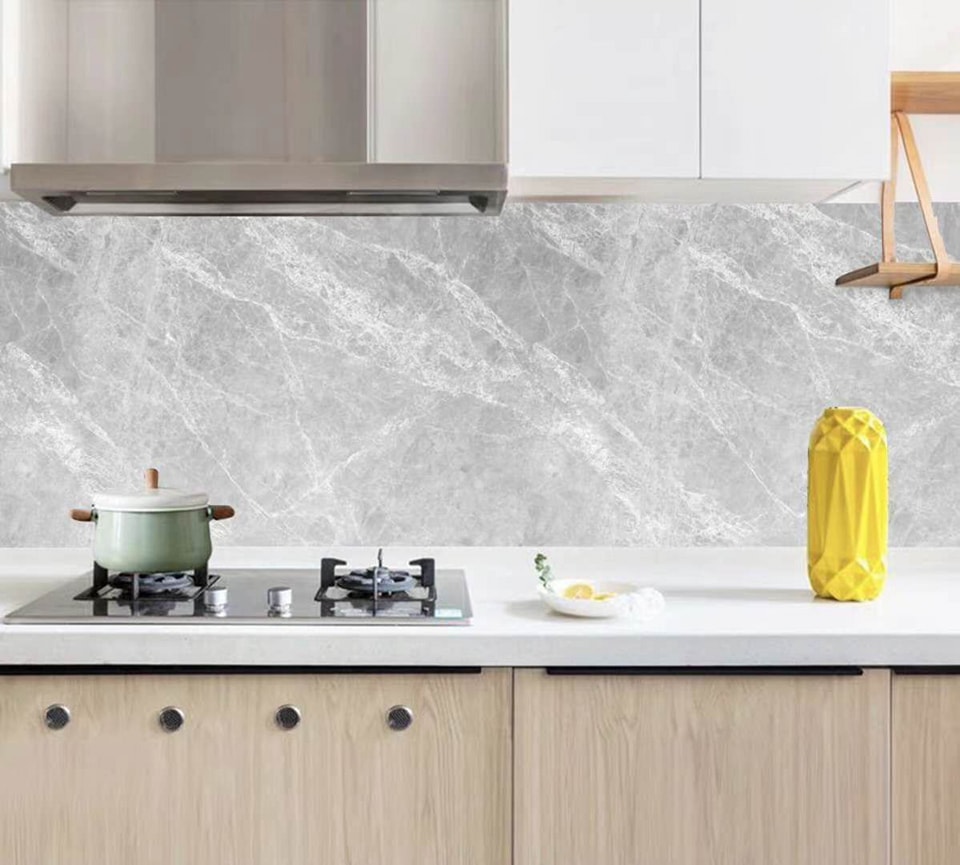 Decal Dán Bếp Sẵn Keo Khổ 60cm x 200cm Chống Thấm Dầu, Thấm Nước Cách Nhiệt, Nhiều Hoa Văn Mẫu Xinh Xắn - Giao Màu, Mẫu Ngẫu Nhiên