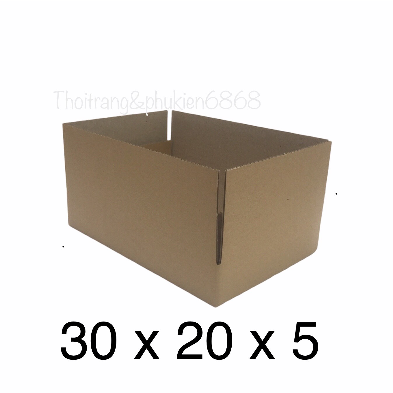 30x20x5 Combo 10 hộp carton đóng hàng cỡ vừa size 30*20*5