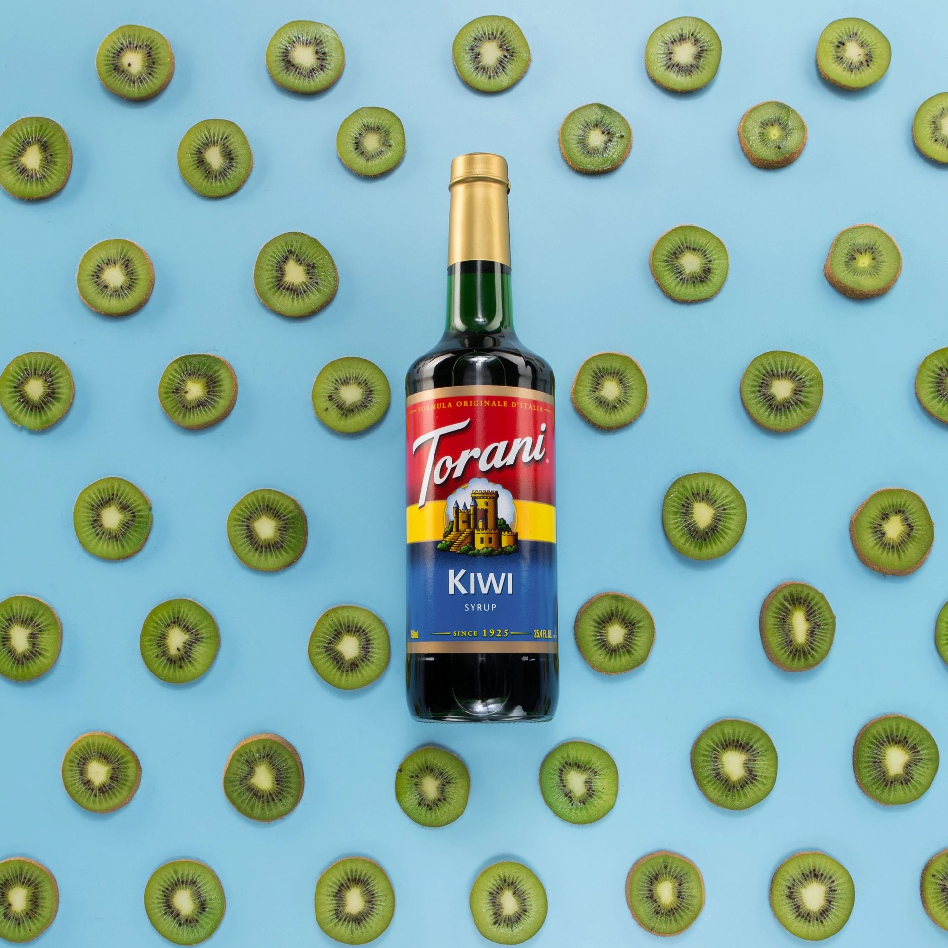 Siro Pha Chế Hương Vị Kiwi Torani Classic Kiwi Syrup 750ml Mỹ
