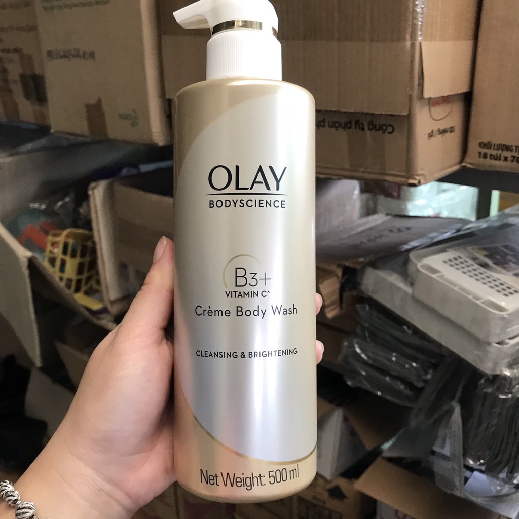 Sữa tắm trắng da OLAY B3+ Thái Lan 500ml-màu trắng