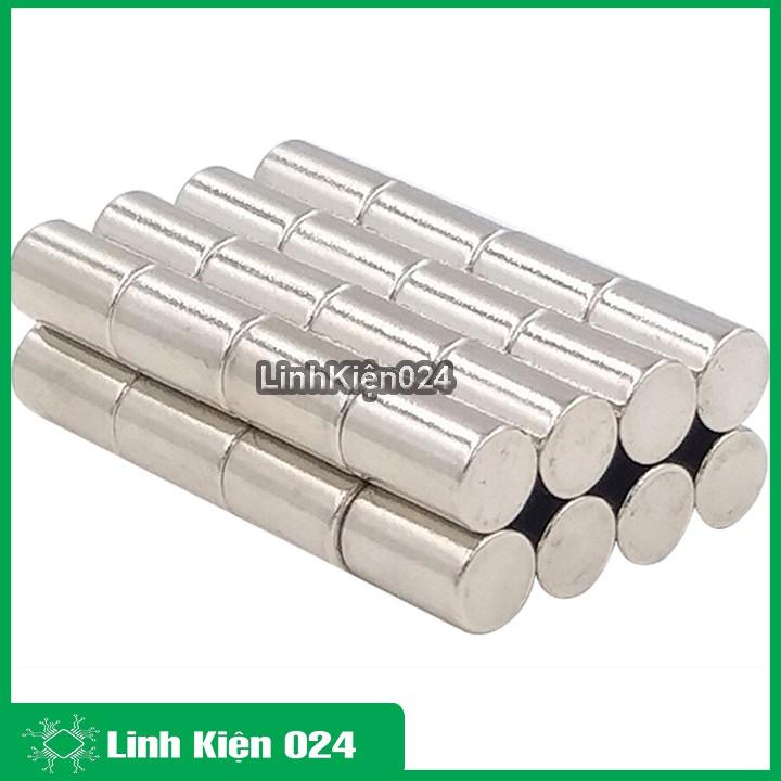 Nam Châm Đất Hiếm Trụ Tròn Nhiều Kích Thước