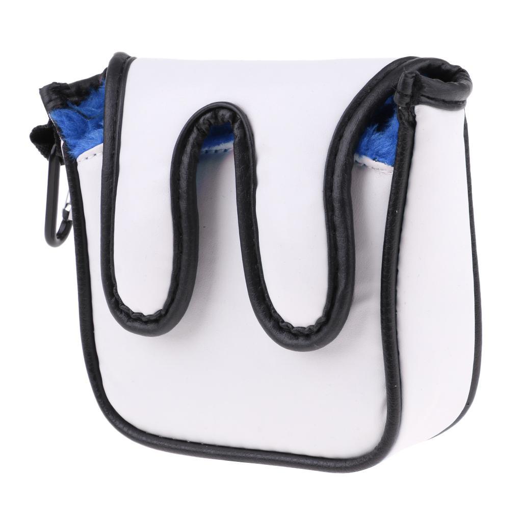 2Pcs Golf Mallet Putter Cover Headcover Club Protector 5.1x 4.5inch