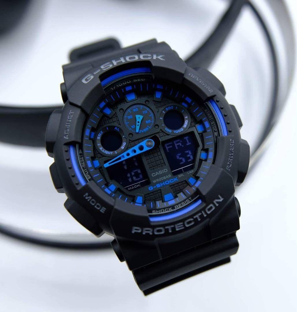 Đồng hồ nam dây nhựa Casio G-SHOCK GA-100-1A2DR