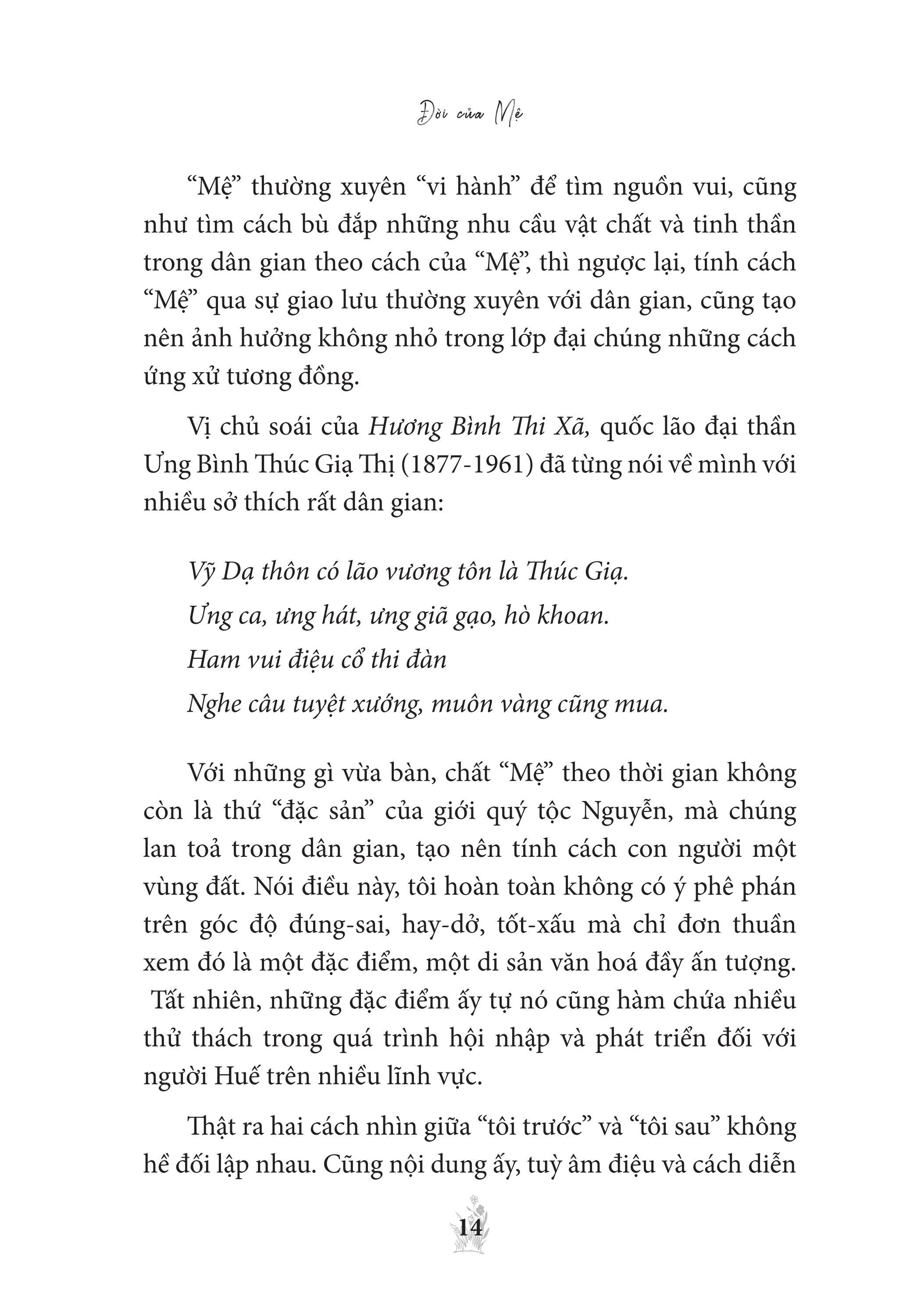 Đời của Mệ