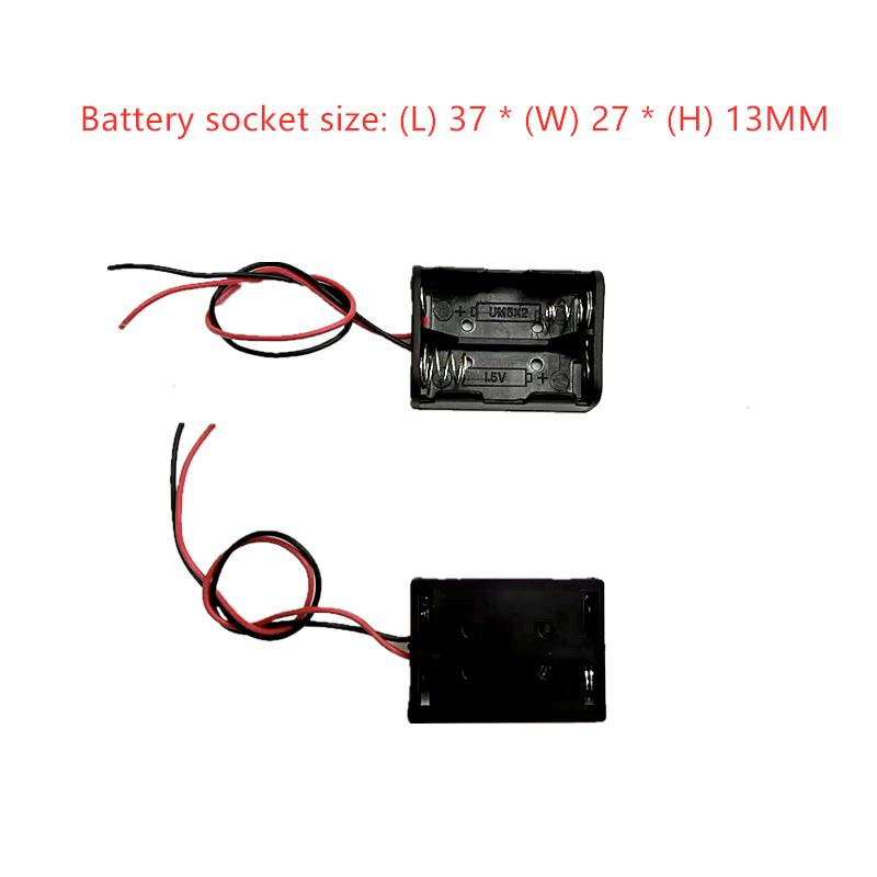 50 CÁI Giá đỡ pin 12V 23A với Hộp đựng pin sạc WireLead Hộp lưu trữ Hộp pin 12V có công tắc Màu sắc: 50 CÁI