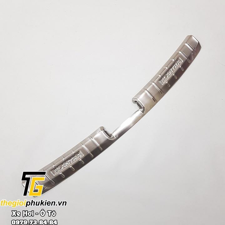 Bộ sản phẩm ỐP BẬC CỐP VÀ BẬC CỬA Inox xe Hyundai Elantra 2016-2017