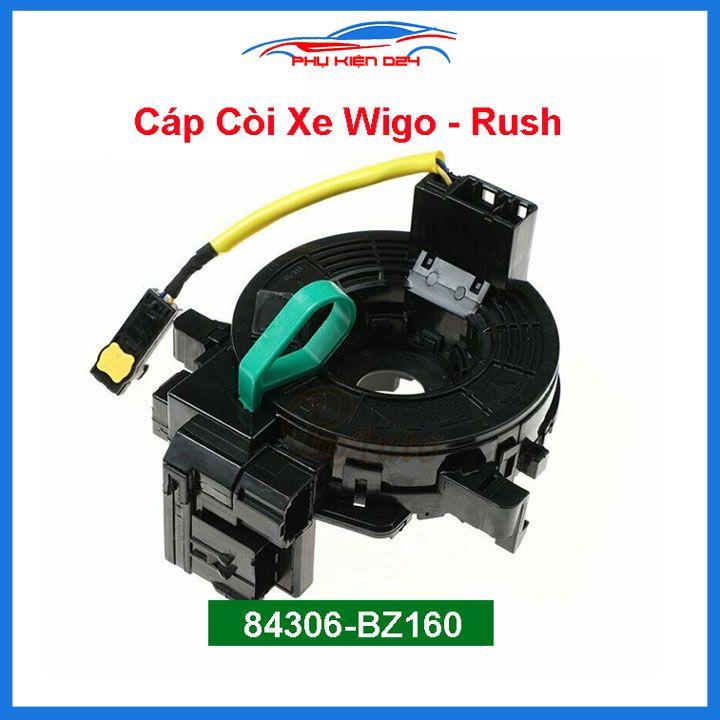 Cáp còi cuộn kèn cho xe Wigo, Rush Giắc 2x5x2x6 Mã 84306-BZ160