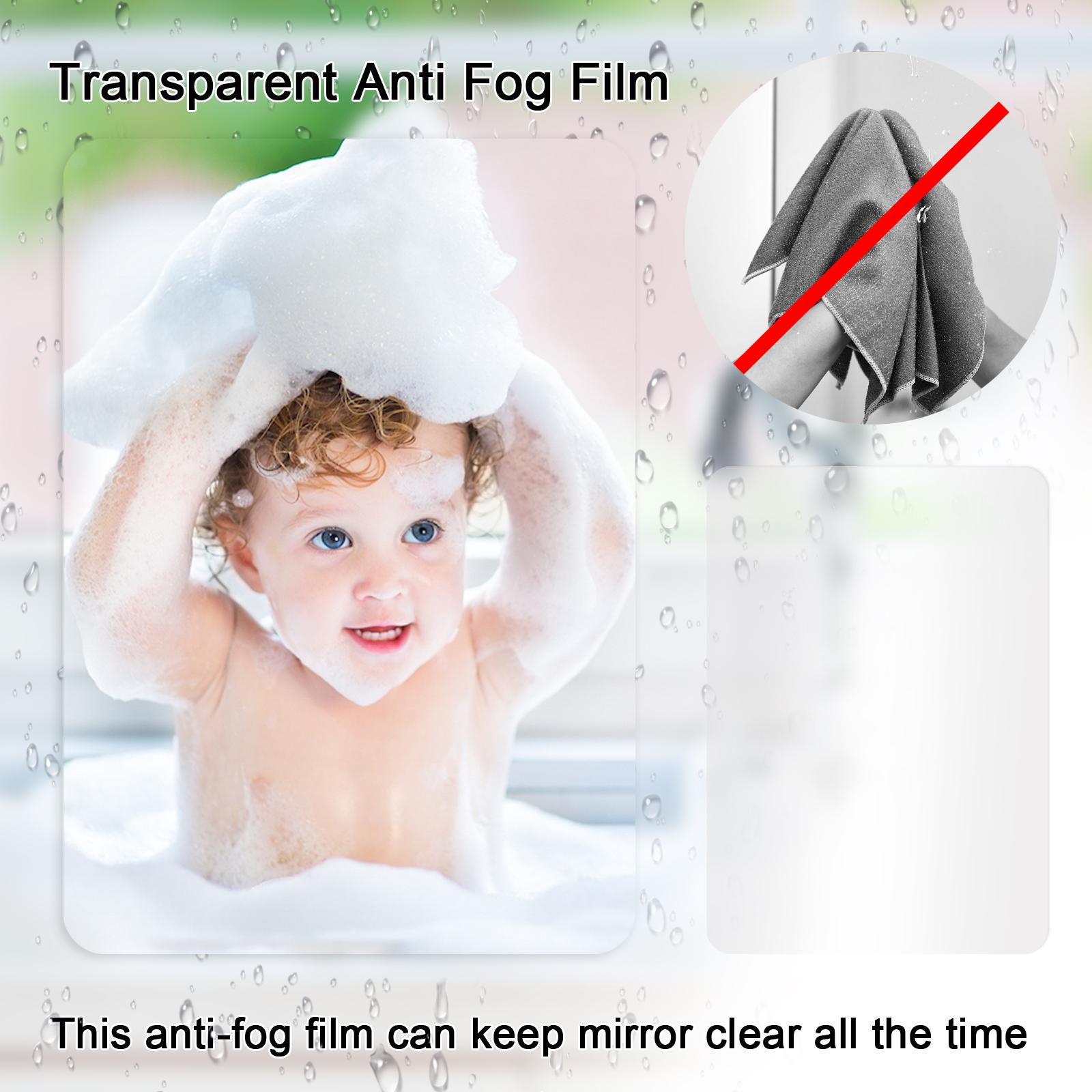 Miếng dán tráng gương chống hơi nước trên kiếng bằng vật liệu PET với Lớp màng bảo vệ phủ Nano,