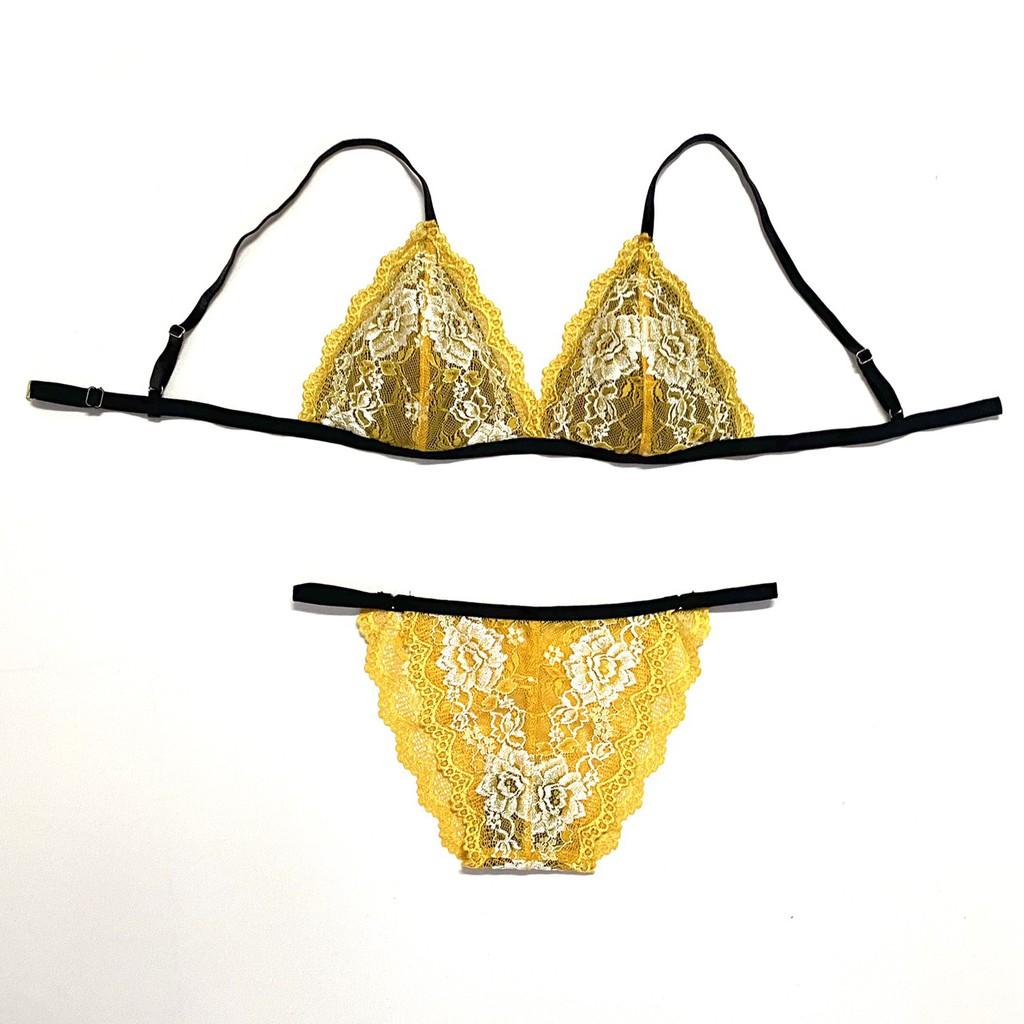 HISEXY Set Đồ Lót Ren Cao Cấp Thiết Kế Gọng Mỏng Kiểu quần T B136