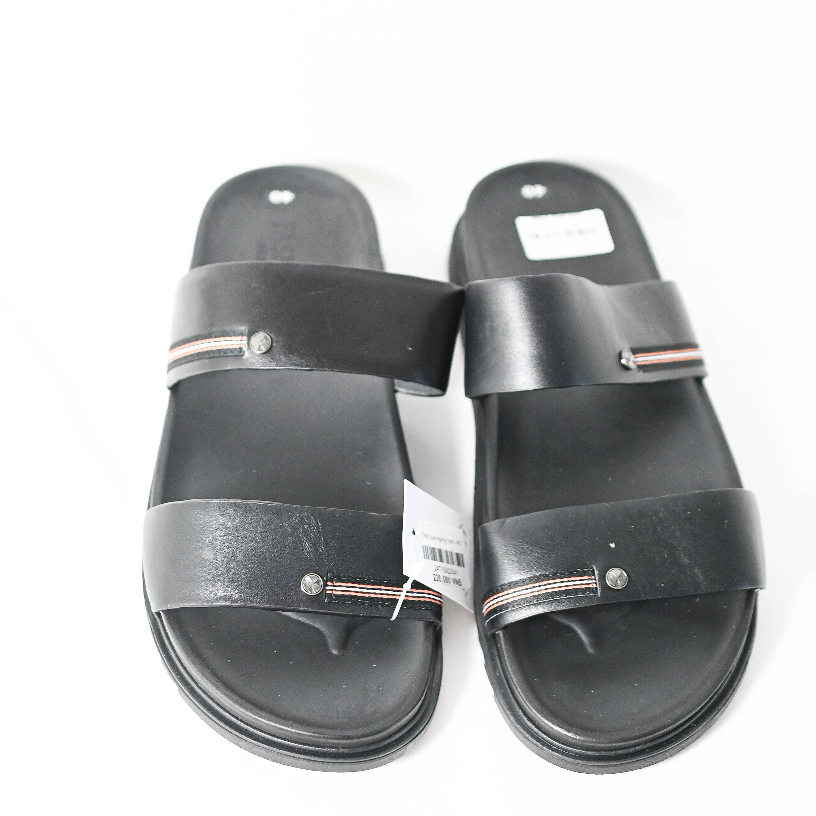 Dép quai ngang nam da mềm