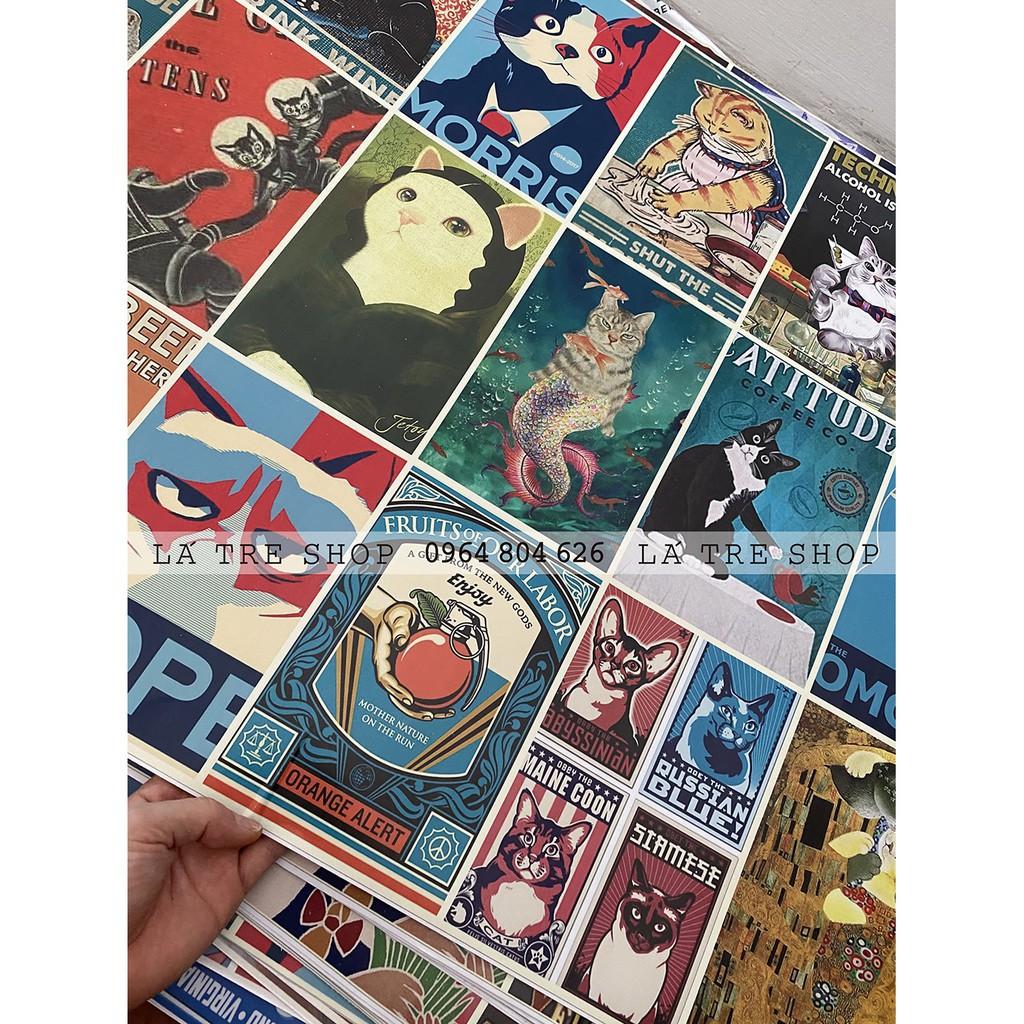 Hình dán tường poster tranh decor vintage trang trí phòng ngủ áp phích dán tường quầy bar POP.ART MARVEL 1013