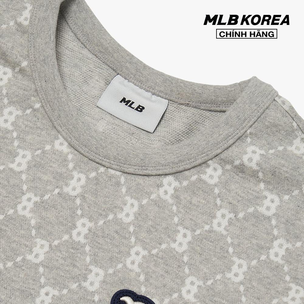 MLB - Áo thun phom suông ngắn tay Diamond Monogram 3ATSM3023