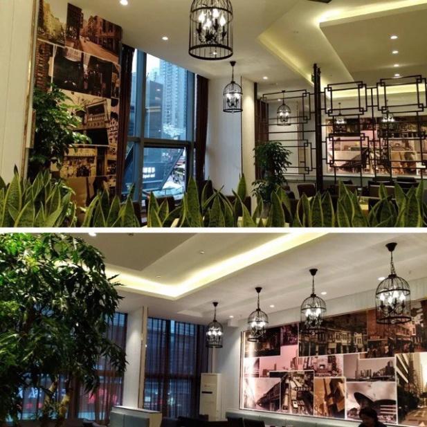 Đèn thả lồng chim,đèn trang trí DT