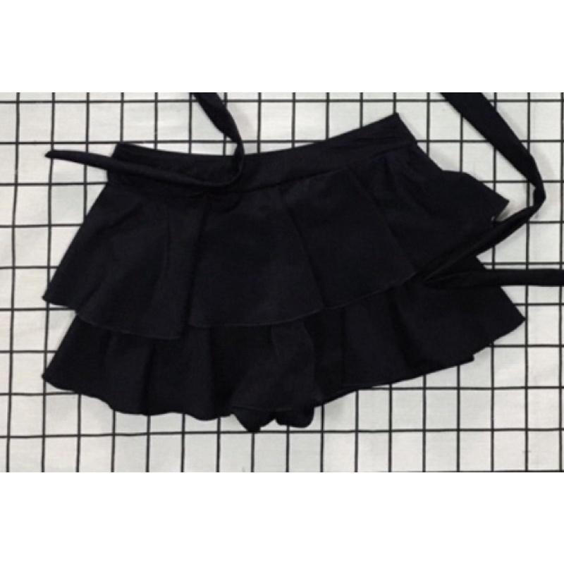 Đồ bơi nữ áo tắm nâng ngực chéo dây sang chảnh- Bikini đi biển 2 mảnh váy 2 tầng kín đáo- shopnabi VAY2TANG_NGUCCHEODAY