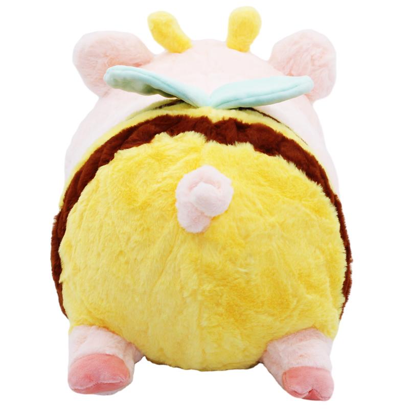 Thú Bông Heo Hồng Mặc Quần Ong Vàng 45 cm - ZooZoo 45420