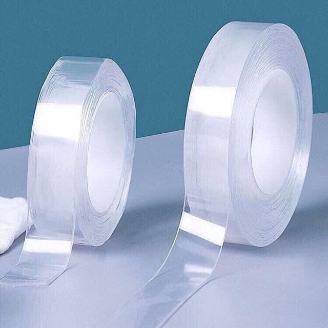 Băng dính trong suốt 2 mặt đa năng nội địa Trung Quốc