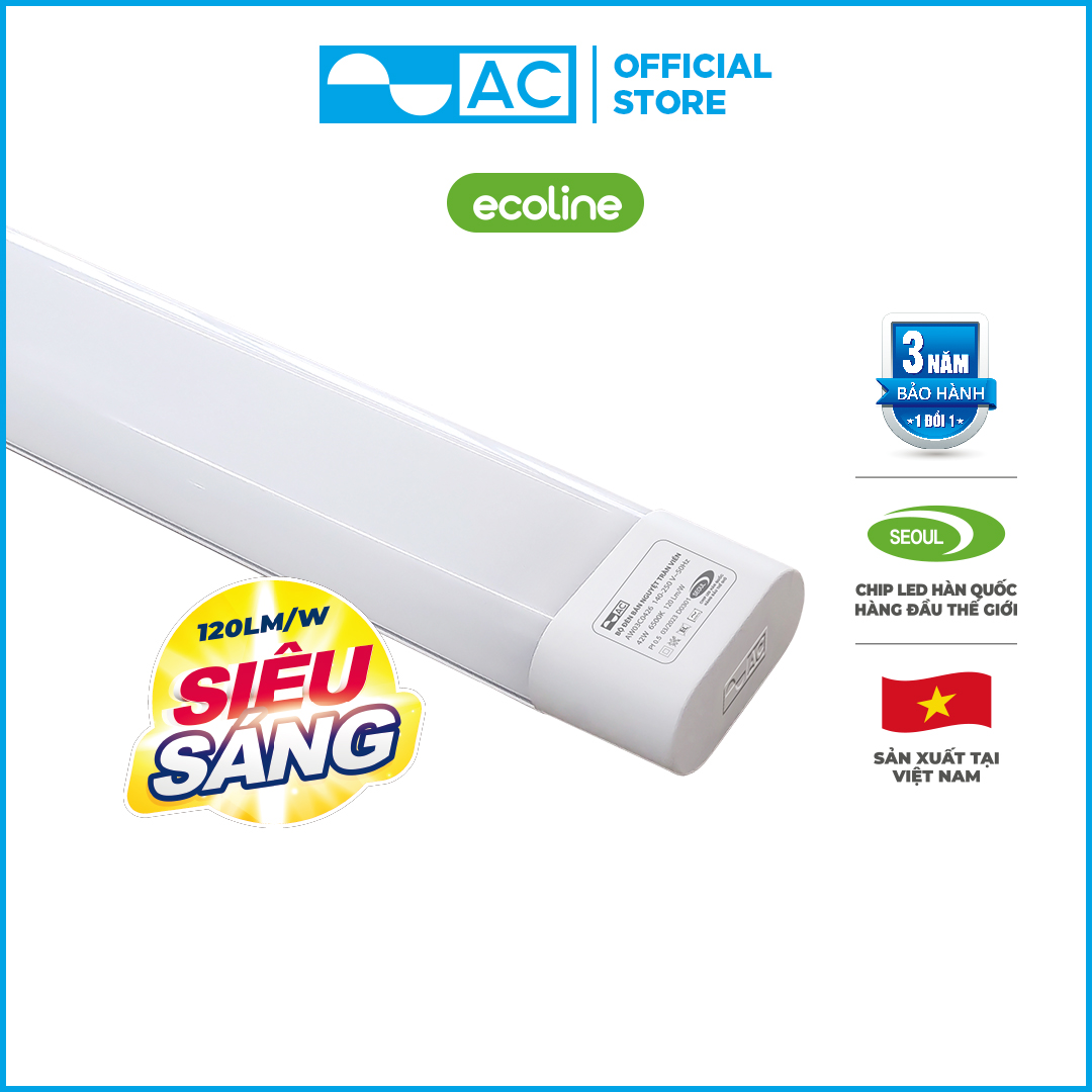 Bộ đèn LED bán nguyệt  AC AW03C0226, 22W, ánh sáng trắng, độ dài 60cm