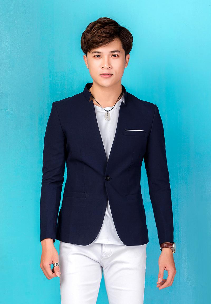 Aó vest Cách tân giả vest Titishop AGV15 Xanh