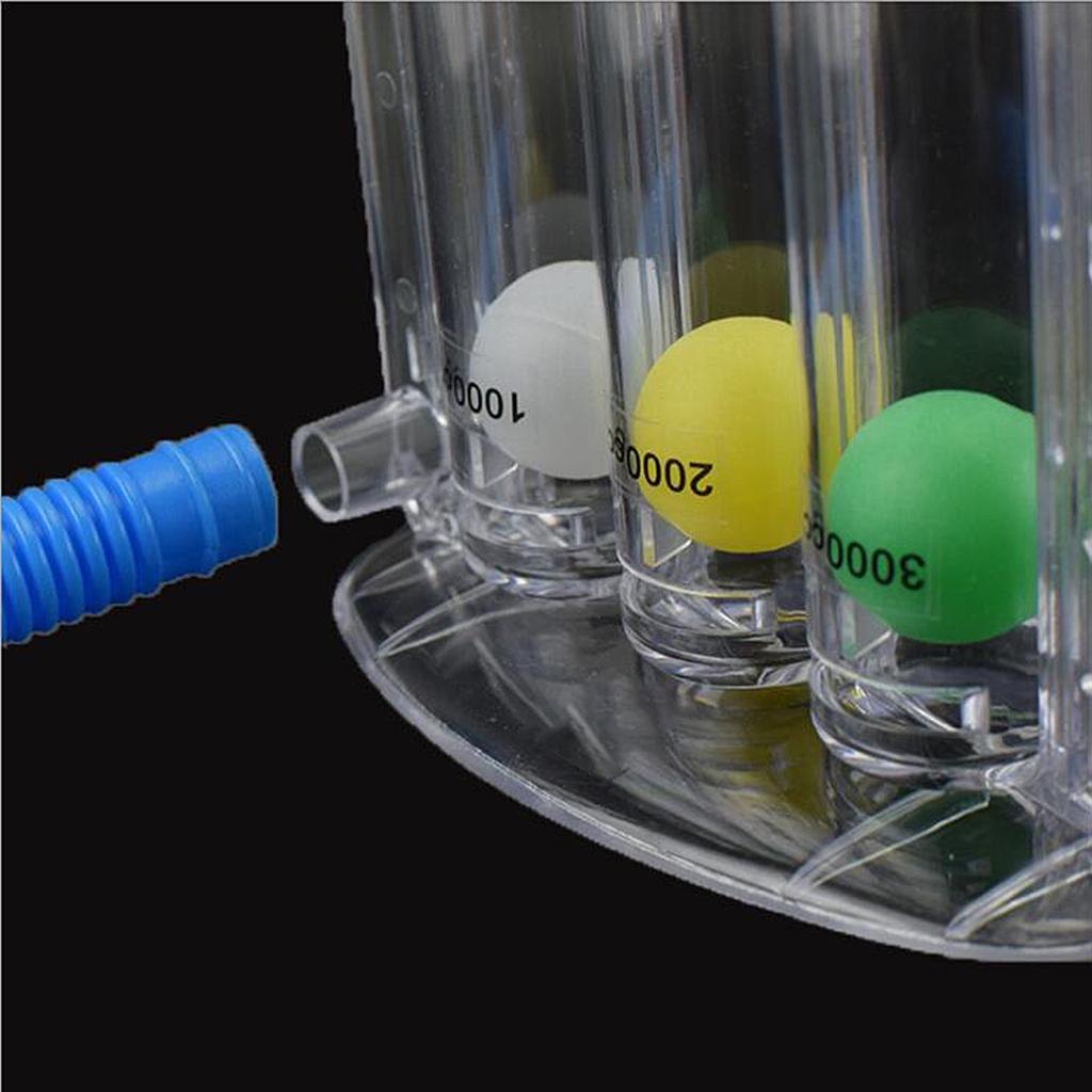 MagiDeal Lung Deep Breathing Trainer Exerciser Device Incentive Spirometer 3