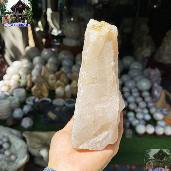 Quạt thạch anh hồng lưu thông vượng khí, khử tia ác xạ, thắt chặt tình cảm gia đình - 1.98 Kg