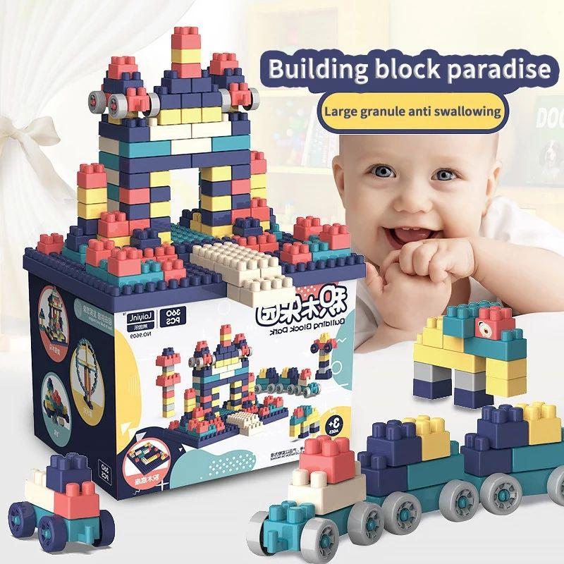 Bộ đồ chơi lego xếp hình 520 chi tiết cho bé lắp ráp