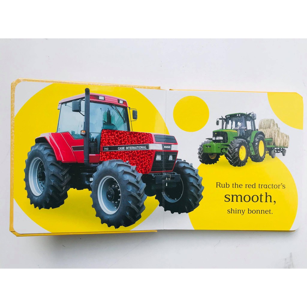 Sách : Touch And Feel Tractor - Chạm Và Cảm Nhận Máy Kéo