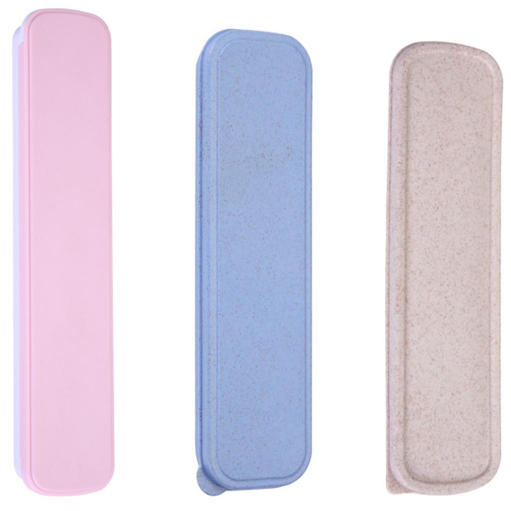 2x   Tableware Storage Case, Portable Travel Flatware Storage Box for Chopsticks