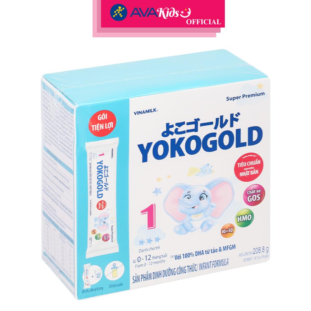 Sữa bột dạng gói YokoGold số 1 208.8g (0 - 12 tháng) - Hàng Chính Hãng