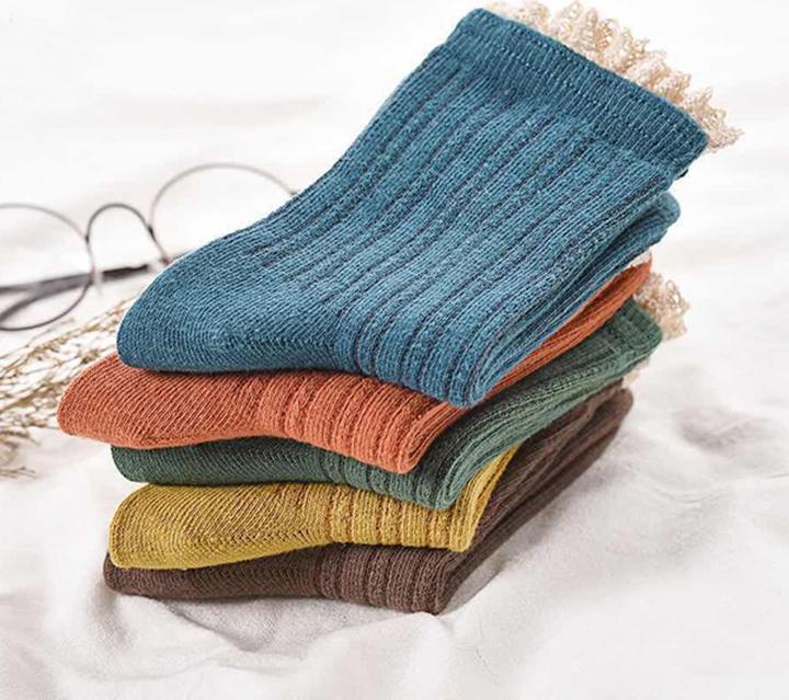 Set 5 đôi Tất Nữ xuất Nhật thấp cổ thêu ren hàng Cao Cấp