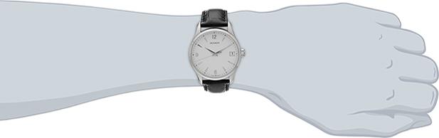 Đồng Hồ Nam Dây Da Movado 0606569 (40mm) - Đen