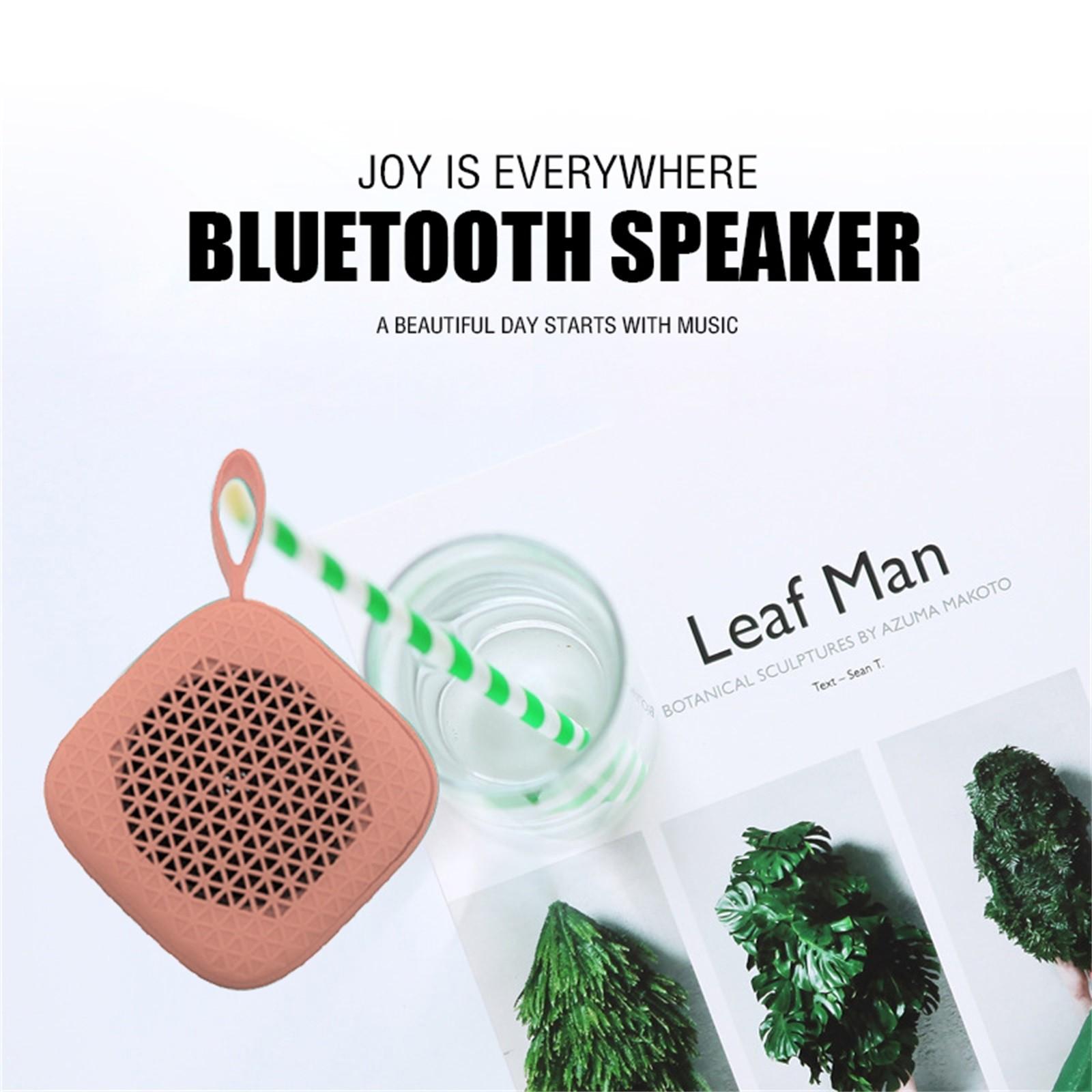 Di động Di động Bluetooth Bluetooth Loa không dây loa siêu âm Mini Loa ngoài trời Color: Pink Woofer Size/Full-Range Size: One Size