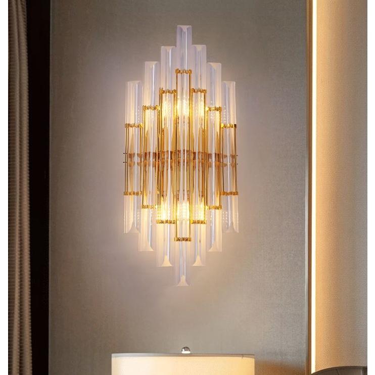 Đèn tường ZOSEN pha lê phong cách Bắc Âu sang trọng trang trí nhà cửa cao cấp - kèm bóng LED chuyên dụng.