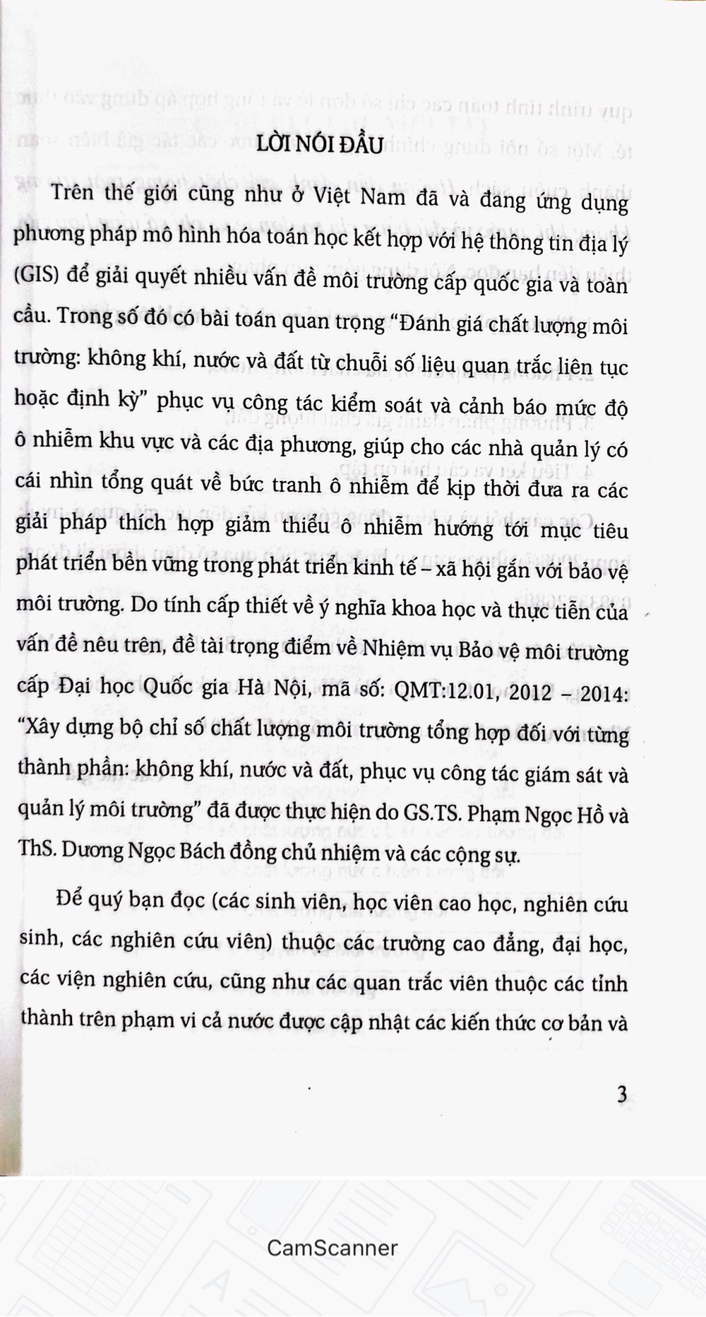 Hướng Dẫn Đánh Giá Chất Lượng Môi Trường Không Khí Nước va Đất Bằng Chỉ số Đơn Lẻ và Chỉ Số Tổng Hợp