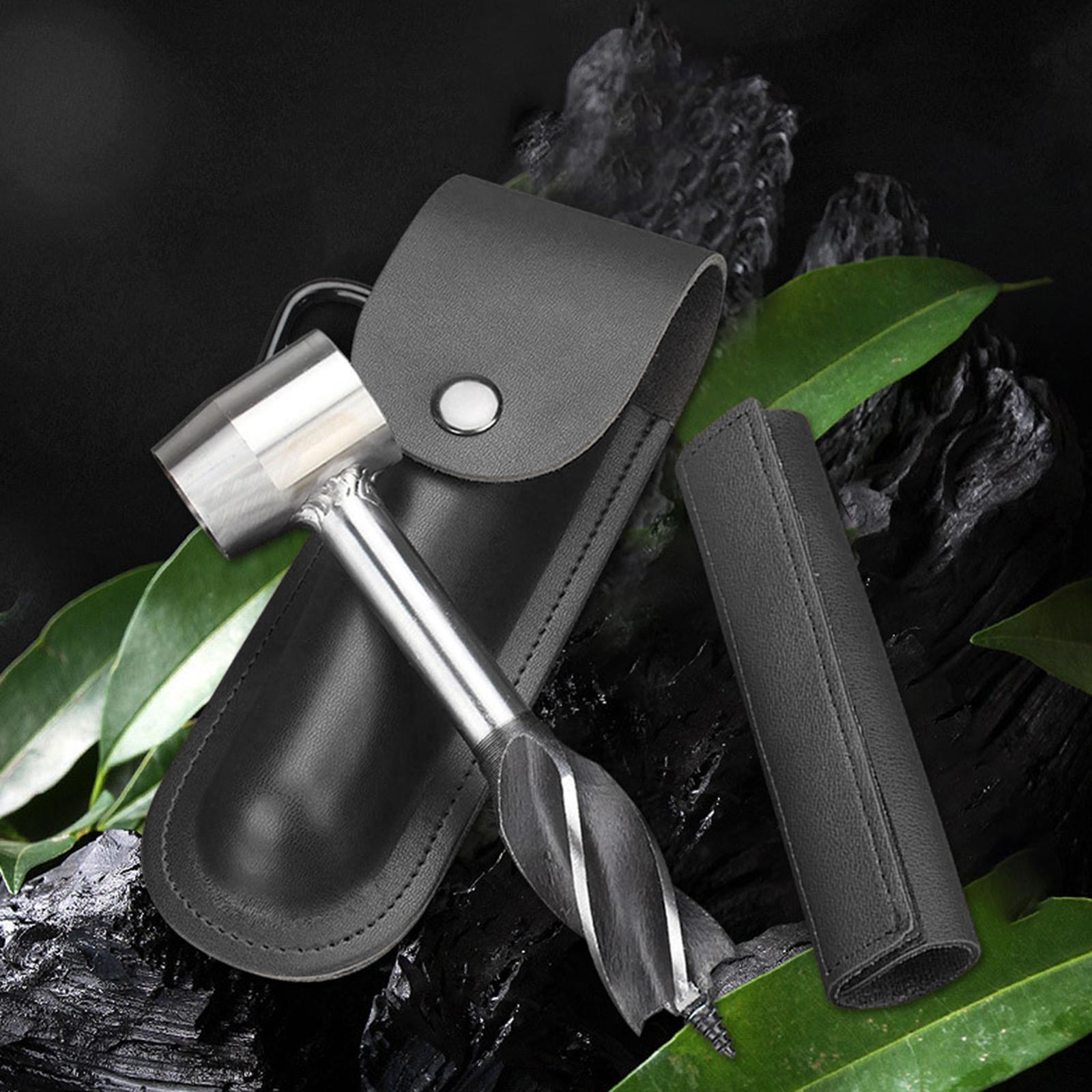 2pc Hand Auger Drill Bit Bushcraft Tools Multitool Woodworking Hand Screw Drill Manual Wood Auger for Camping Hand Tools Backpack Bushcrafting
