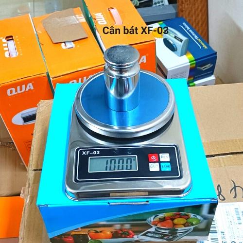 Cân điện tử nhà bếp XF-03 ( 5kg ) chính xác đến từng gam tặng bát inox