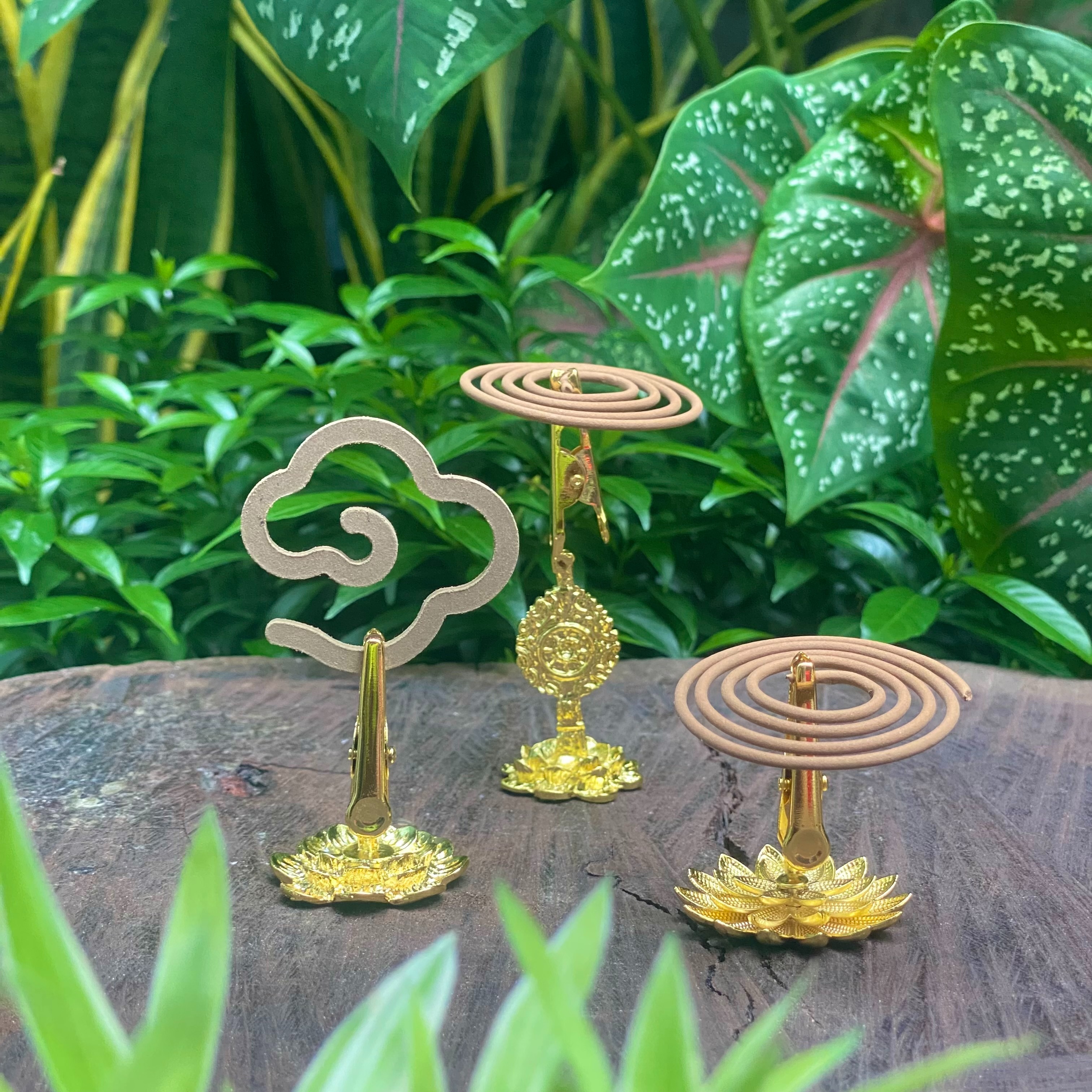 Đế Kẹp Nhang Vòng, Nhang Không Tăm, Nhang Vân Mây, Bằng Hợp Kim