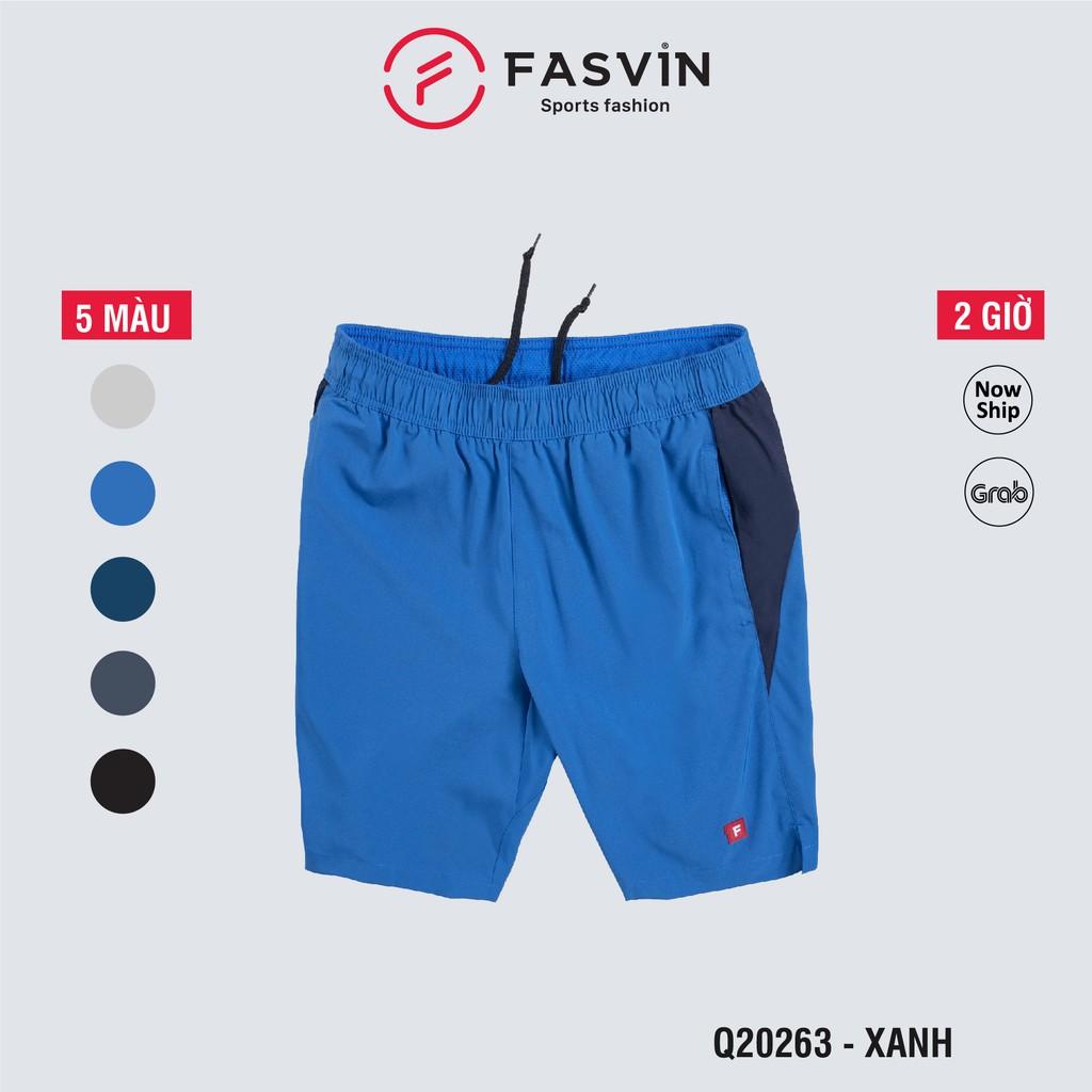Quần đùi nam Fasvin Q20263.HN vải gió chun co giãn mềm mại thoải mái